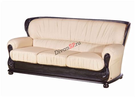 Купить кожаный итальянский Диван Лион 3-местный