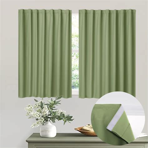 Amazon Muamar Velcro Blackout Curtains For Bedroom 2 Panels With