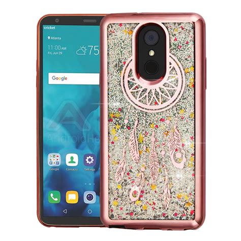 For LG Stylo 4 Case By Insten Luxury Quicksand Glitter Liquid Floating