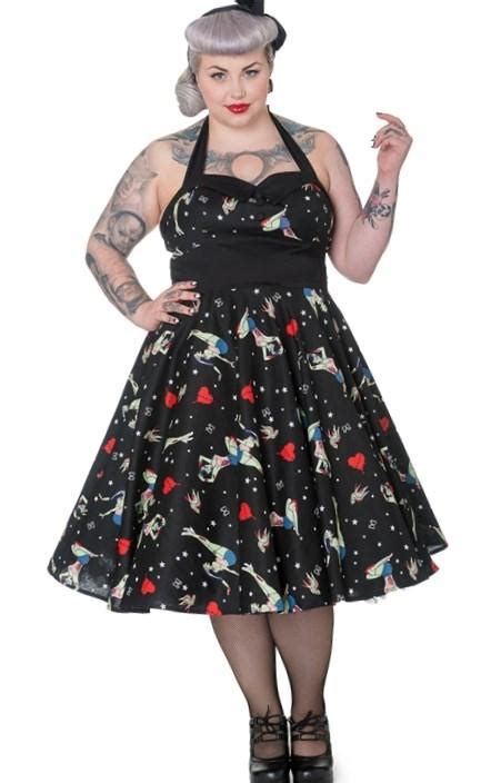 Rockabilly Plus Size Dress Pluslook Eu Collection