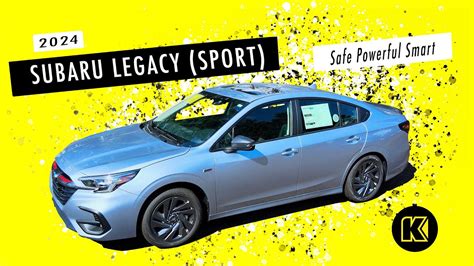 Enjoy The Redesigned 2024 Subaru Legacy Sport Youtube