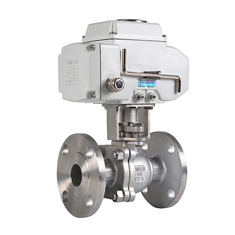 High Pressure Way Flange Electric Motorized Ball Valve