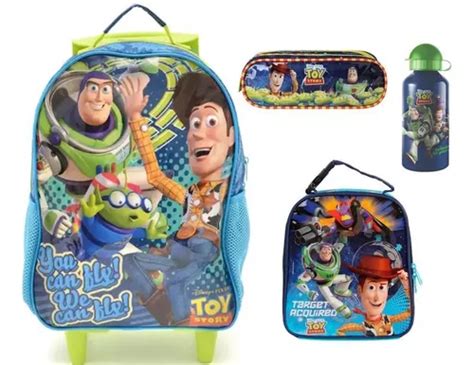 Kit Toy Story Mochila Rodas Lancheira Estojo Garrafa Mercadolivre