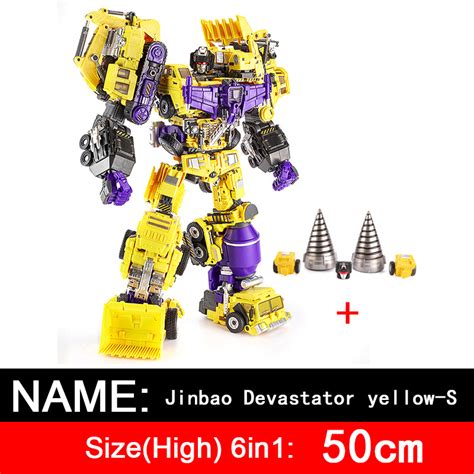 Jinbao Jinjiang Nbk Weijiang Transformation Ko Devastator Gt G1 Action Figure ของเล่นการเปลี่ยน