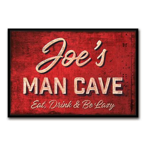 Personalized Man Cave Sign | Personalized man cave signs, Man cave ...