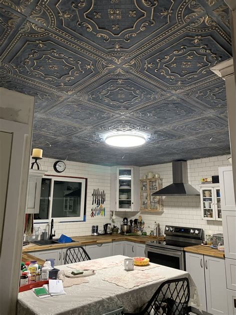 Updating Kitchen With Medieval Ceiling Tiles | Talissa Decor