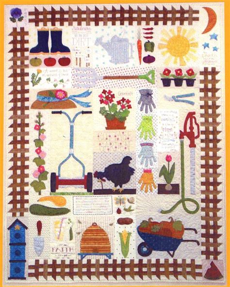 Cottage Garden Quilt Pattern By Pipersgirls On Etsy