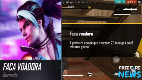 Novo Modo Faca Voadora No Free Fire Freefirenews