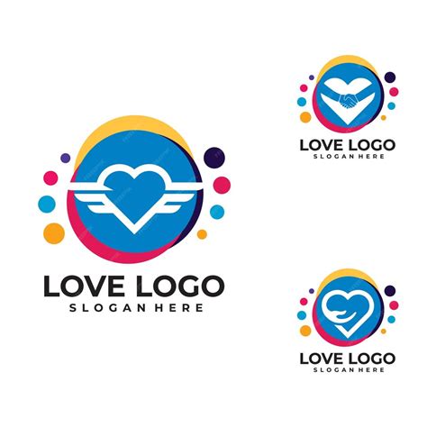 Premium Vector Love Logo Vector Design Template