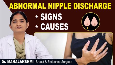 Abnormal Nipple Discharge Signs And Causes Dr Mahalakshmi Breast Issues Sankhya Hospitals