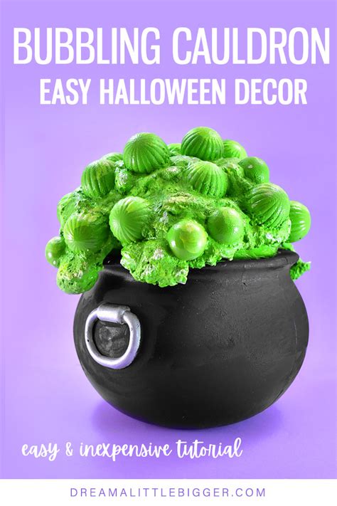 Love A Witchy Halloween This DIY Bubbling Cauldron Craft Is Super Easy