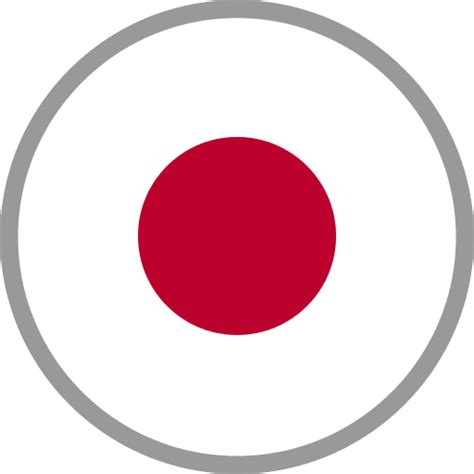 Japan Flag Round Circle Icon Svg Vector And Png Free Download Uxwing