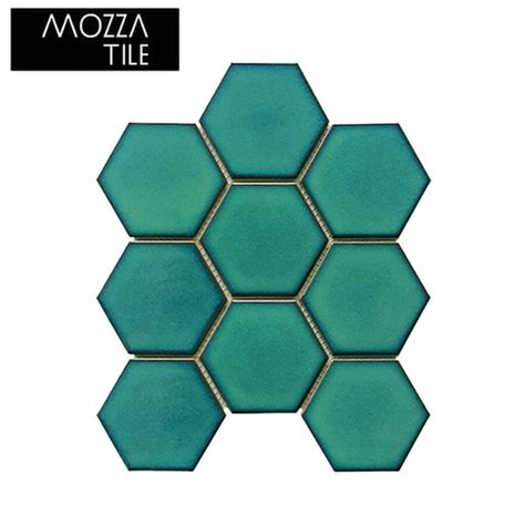 Jual Mosaic Mozaic Mosaik MOZZA Hexa Grande Tosca 3x3 Keping Jakarta