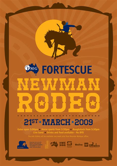 Fortescue Newman Rodeo Posters On Behance