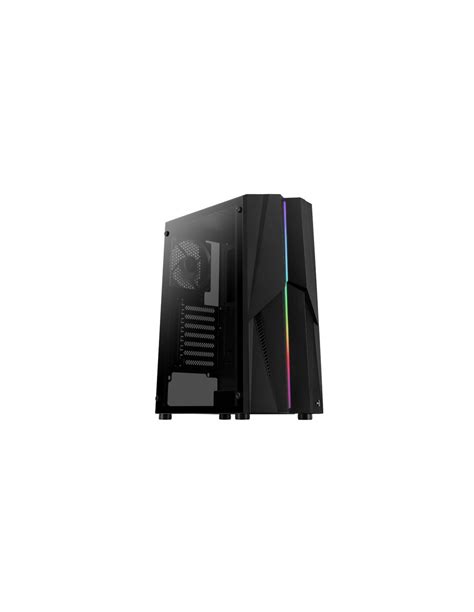 CAJA MEDIATORRE ATX AEROCOOL MECHA RGB BLACK USB 3 0