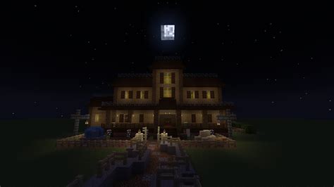 The Gloomy Manor Minecraft Build Luigi S Mansion Dark Moon YouTube