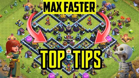 Clash Of Clans Best Tips To Max Faster 🔥 Tips Max Your Base Faster 🔥 Youtube