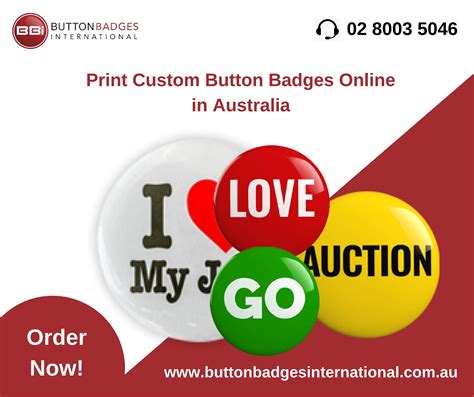 Print Custom Button Badges Online in Australia by pensaustralia - Issuu