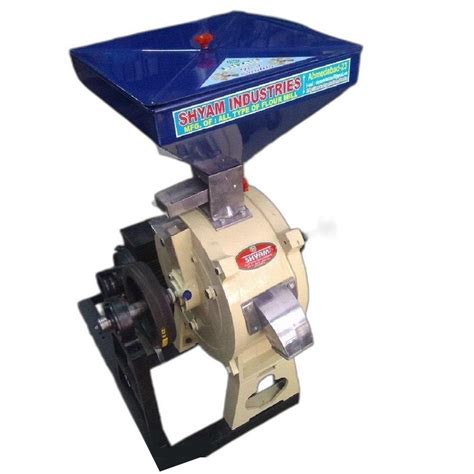 Semi Automatic 3 HP Shyam Commercial Atta Chakki Machine 40 Kg Hr At