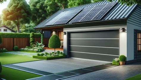 Eco Friendly Upgrade Installing A Solar Powered Garage Door