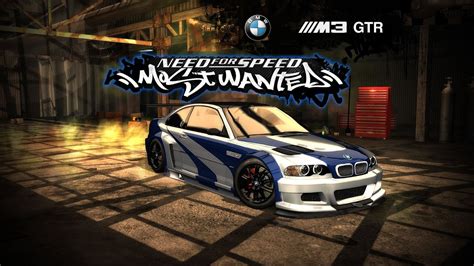 NFS Most Wanted Redux V3 BMW M3 GTR JUNKMAN TUNING 4K FULL HD YouTube