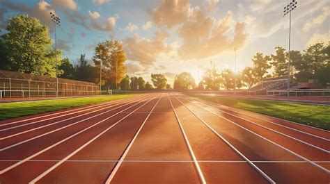 premium photo highschool track