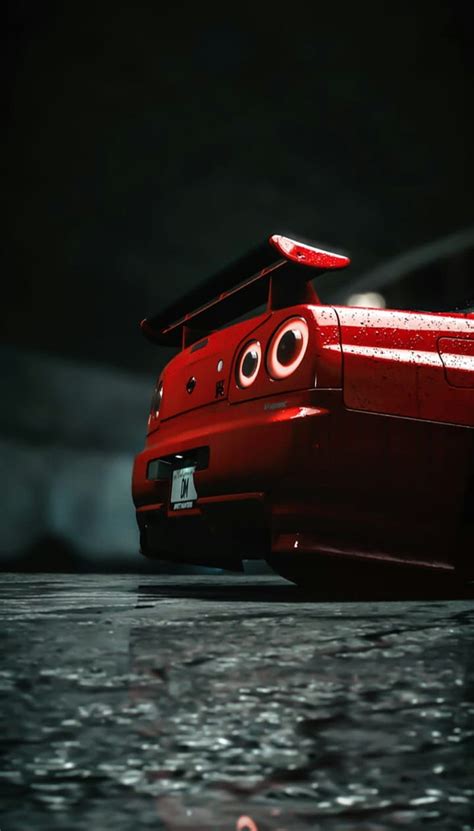 Red Nissan Skyline Wallpaper