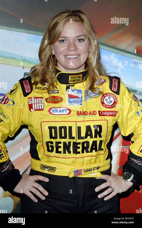 Indy 500 drive sarah fisher autograph signing to hi-res stock ...