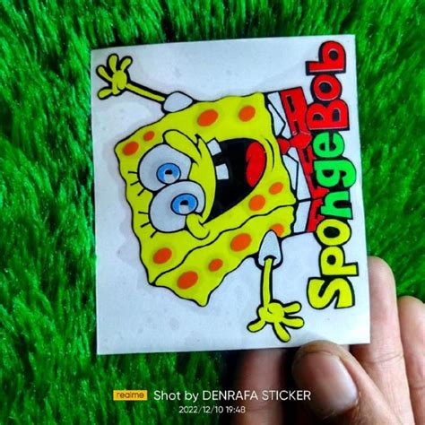 stiker cutting timbul Spongebob lucu | Lazada Indonesia