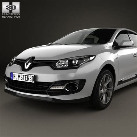 Renault Megane Hatchback 2014 Modelo 3D 149 3ds C4d Fbx Lwo Ma