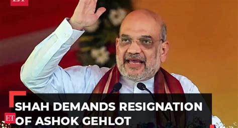 Rajasthan Elections 2023 HM Amit Shah Demands Resignation Of Rajasthan