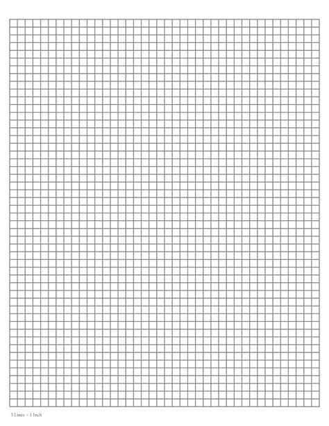 Perfectly Scaled And Precise Printable Graph Paper Inch Lines