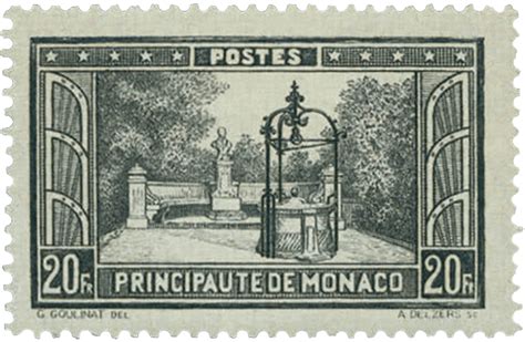 Fr Gardens Of The Prince S Palace Stamp