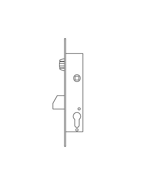 Cerradura Para Perfiles Met Licos Rodillo Palet N Ai Inox Tesa