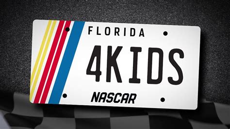 Get The Florida Nascar License Plate Youtube