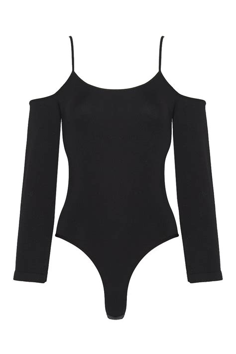 Seamless Cold Shoulder Bodysuit Sugarlips