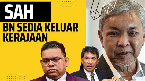 Sah Umno Sedia Keluar Dari Kerajaan Perpaduan Anwar Ibrahim Youtube