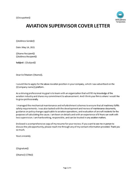 Heres A Quick Way To Solve A Info About Aviation Cover Letter Templates Free Cv Docx Loadlifespan