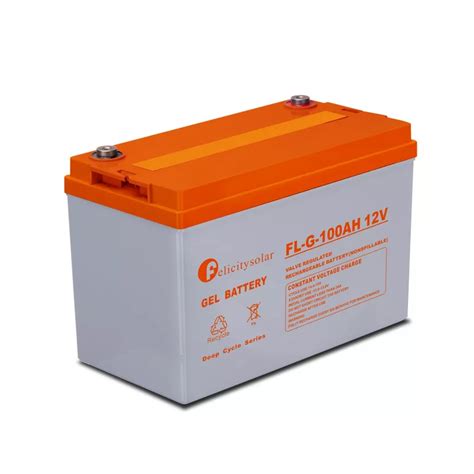 Felicity 100Ah Gel Lead Acid Battery Burhani Solar