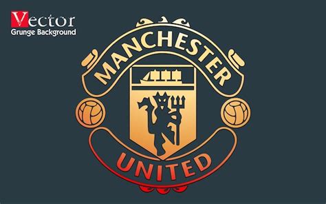 Premium Vector Football Club Logo Of Manchester United Vector