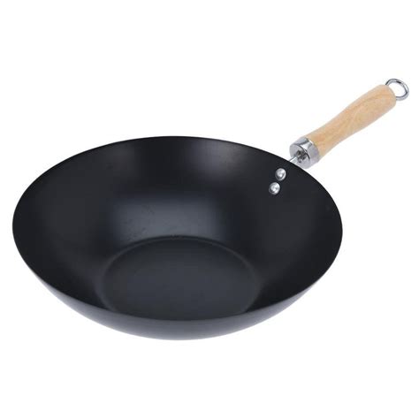 Excellent Houseware Patelnia G Boka Wok Chi Ski Ze Stali W Glowej