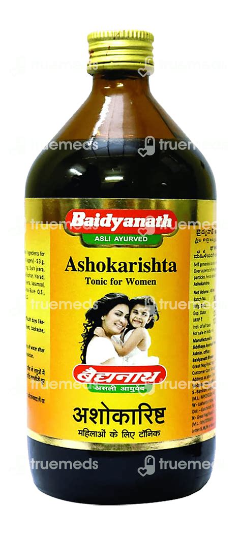 Baidyanath Ashokarishta Syrup 680 Ml Uses Side Effects Dosage