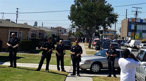 Lapd Officer Involved Shooting In South La Area Where Vehicle Pursuit