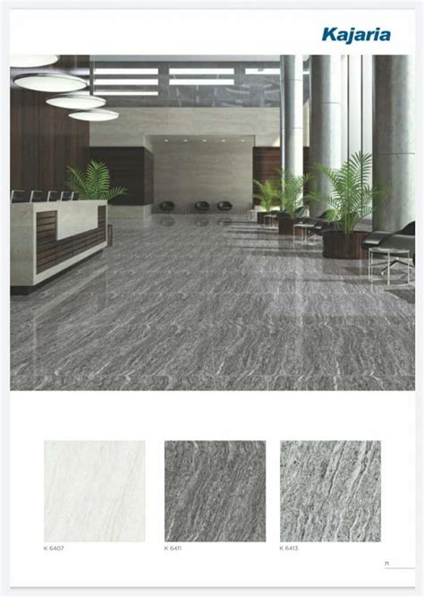 Kajaria Double Charged Vitrified Tiles Tile Size In Ft Cm 2x2 Feet