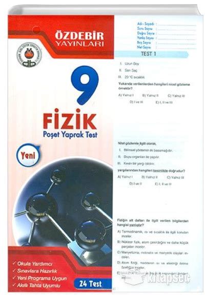 S N F Fizik Yaprak Test Zdebir Yay Nlar