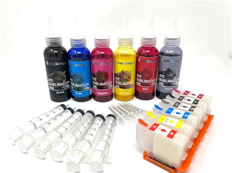 Amazon Inkxpro Xl X Ml Sublimation Ink Refill Cartridge Set