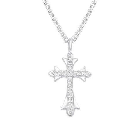 Silver Cross Necklace