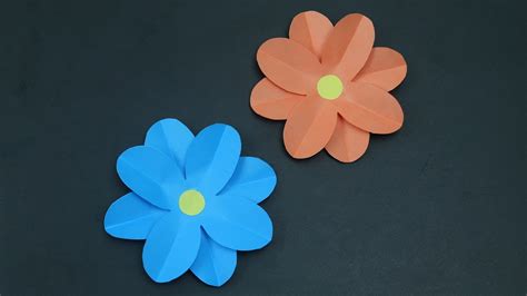 How To Make Very Easy Petal Flower DIY Simple Paper Flower Making