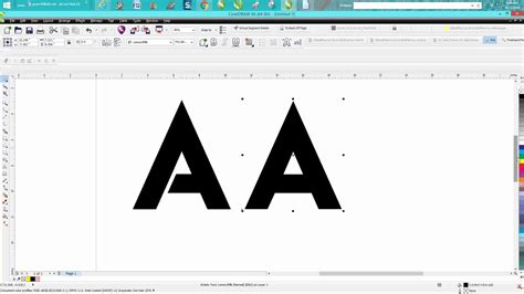 Corel Draw Tips Tricks Shape Tool To Change TEXT YouTube