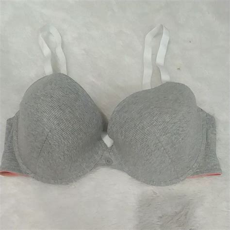 Jual Bra Wanita Exp0rt Busa Tipis Kawat Size 38d Abu Shopee Indonesia